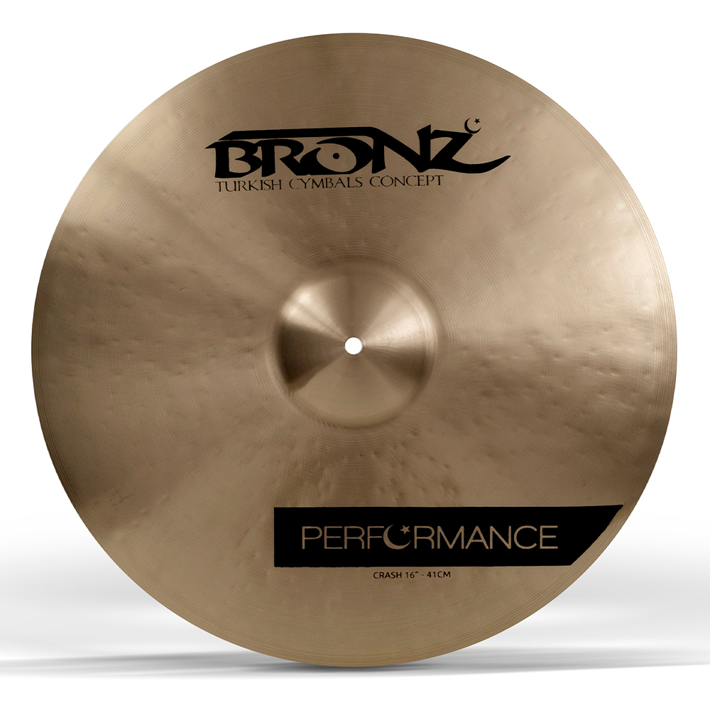 Prato Crash Bronz Performance Polegadas Bronze Liga B Ataque Id