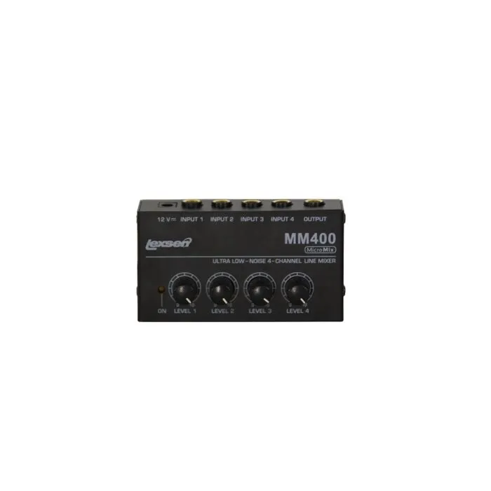 MM400 - Mixer Compacto MicroMix de 4 canais - Lexsen 2