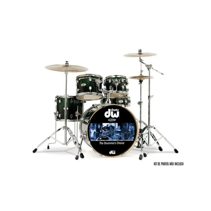 A bateria PDP by DW Mod. M5 Series - PDM52005EF - Emerald to Black Fade é uma bateria de alta qualidade, projetada para músicos exigentes que buscam um som poderoso e uma aparência impressionante. Com um acabamento em degradê de esmeralda para preto, esta