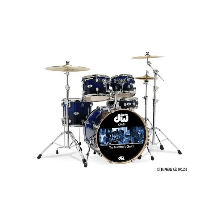 A bateria PDP by DW Mod. M5 Series - PDM52005BL - Blue to Black Fade é uma bateria eletrônica de alta qualidade, projetada para oferecer uma experiência de bateria autêntica e realista. Com um acabamento degradê azul para preto, esta bateria é visualmente
