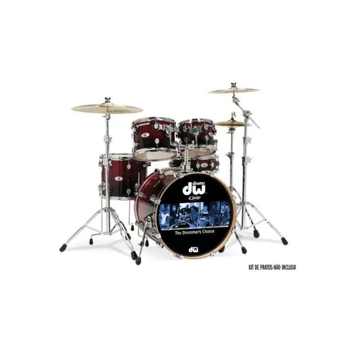 A bateria PDP by DW Mod. M5 Series - PDM52005CF - Cherry to Black Fade é uma bateria de alta qualidade, projetada para músicos exigentes que buscam um som poderoso e uma aparência elegante. Com acabamento em Cherry to Black Fade, essa bateria é um verdade