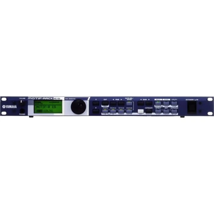 O Yamaha Motif Rack ES é um módulo de som de alta qualidade que oferece uma ampla variedade de sons de instrumentos musicais, desde pianos acústicos e elétricos até baterias e instrumentos de sopro. Com uma interface fácil de usar e uma grande variedade d