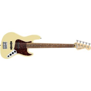 Contrabaixo fender jazz bass v active mex deluxe series Fender 013 6860 - DELUXE ACTIVE JAZZ BASS V - 341 - VINTAGE WHITE Contrabaixo-contrabaixo fender jazz bass v active mex deluxe series ID-2055