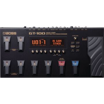 Roland boss gt-100 pedaleira Multi-efeitos para guitarra. Crie seus próprios amplificadores e pedais de distorção-roland boss gt-100 pedaleira ID-1124