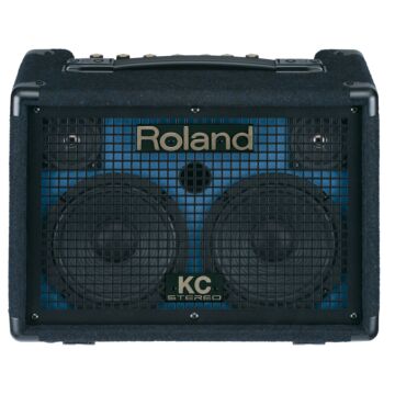 KC-110 Amplificador para teclados alimentado a pilhas O primeiro amplificador estéreo para teclados com alimentação a pilhas! O novo KC-110 com sistema estéreo para teclados se junta à tradicional linha de amplificadores Roland, ratificando a referência d